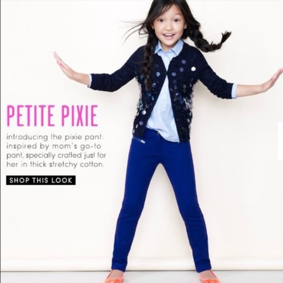 Crewcuts Other - Crewcuts Girls Navy Blue Pixie Zipper Pants 12